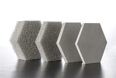 Materiales porosos para la absorción del sonido